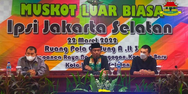 Munjirin Terpilih Sebagai Ketua Umum IPSI Kota Administrasi Jakarta Selatan